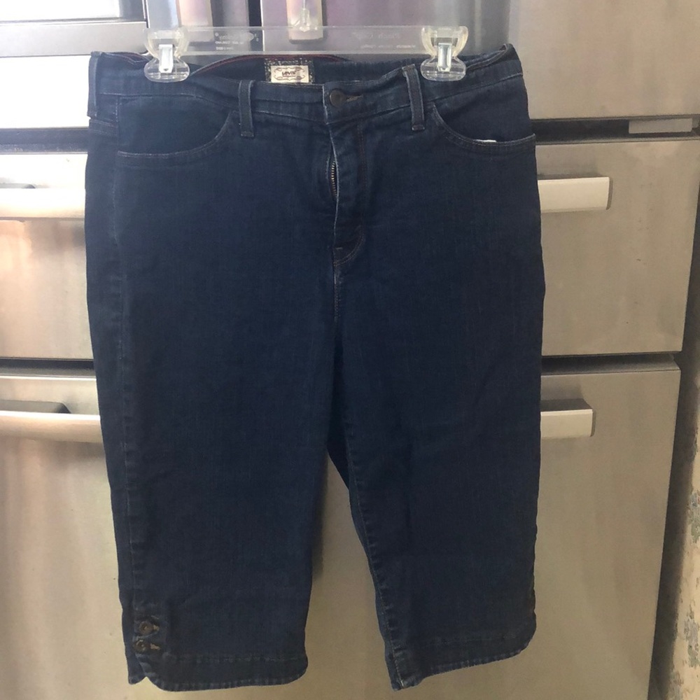 Denim capris
